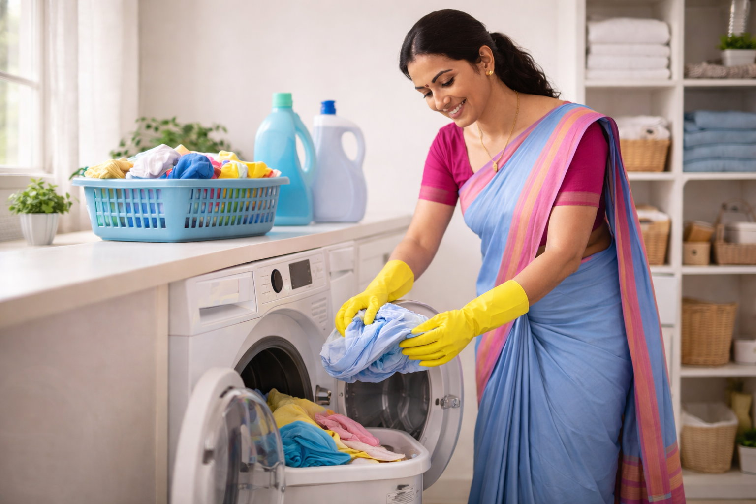 Laundry day with a gentle touch
